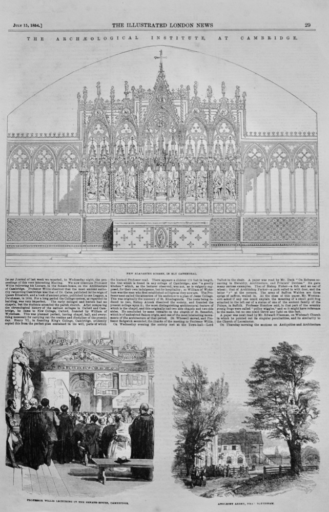 The Archaeological Institute at Cambridge - 1854