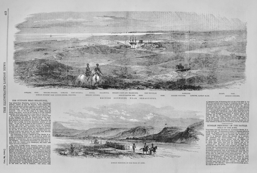 The Outposts near Sebastopol - 1854