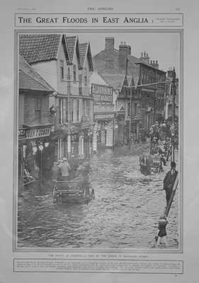 The Great Floods in East Anglia.  1912.