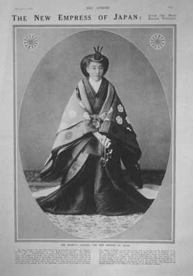 The New Empress of Japan. 1912.