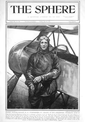 Flight Sub-Lieutenant R.A.J. Warneford, V.C.- Killed at BUC Aerodrome, Thursday June 17th. 1915.