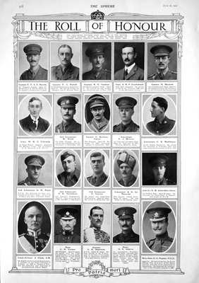 The Roll of Honour. June 26th 1915.