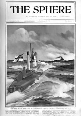 "On and After February 18 : Germany's Threat against Merchant Vessels. 1915.