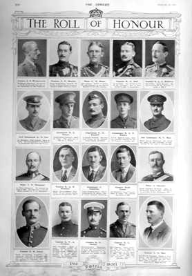The Roll of Honour.  February 20th, 1915.
