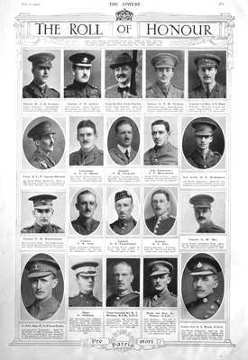 The Roll of Honour. June 12th, 1915.
