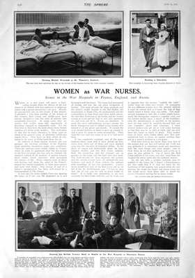 Women as War Nurses.  1915.