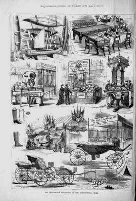 The Sportsman's Exhibition at the Agricultural Hall. Mar 15th 1884.
