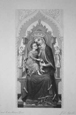 The Madonna Enthroned.