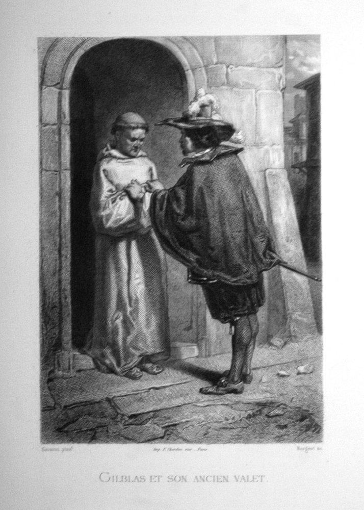 Gilblas et son ancien valet  -  1863