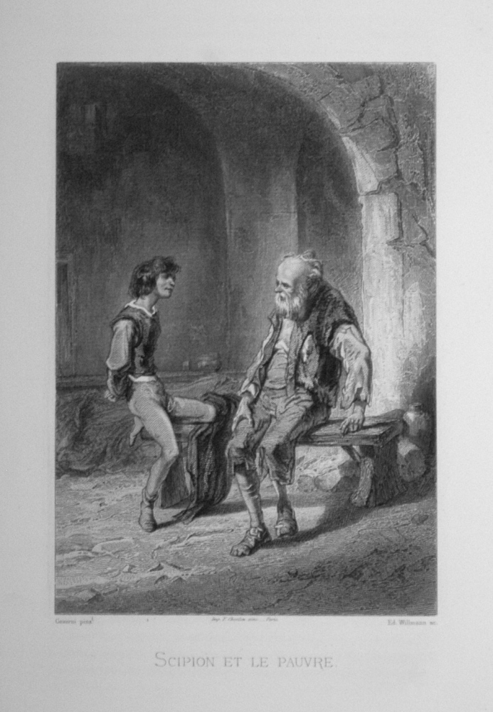 Scipion et le pauvre  -  1863