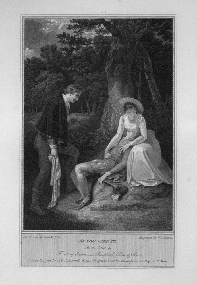 As You Like It. Act 4. Scene 3.