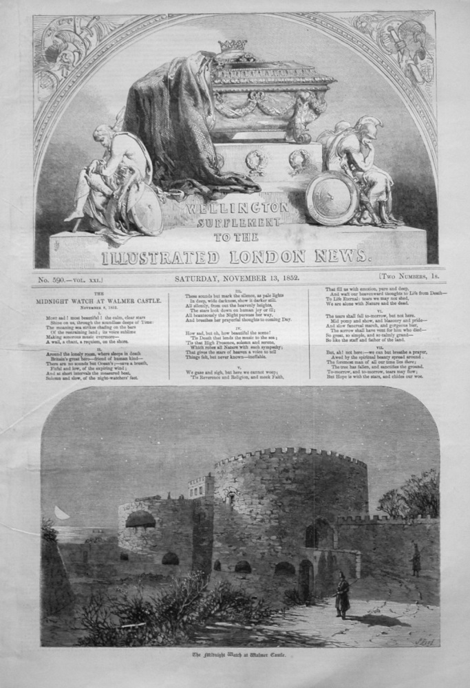 Illustrated London News, November 13, 1852. (Wellington Supplement)