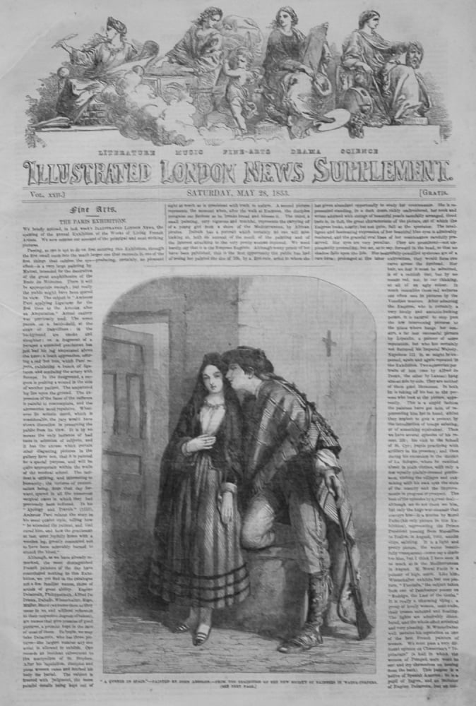 Illustrated London News, May 28th 1853.  (Supplement)