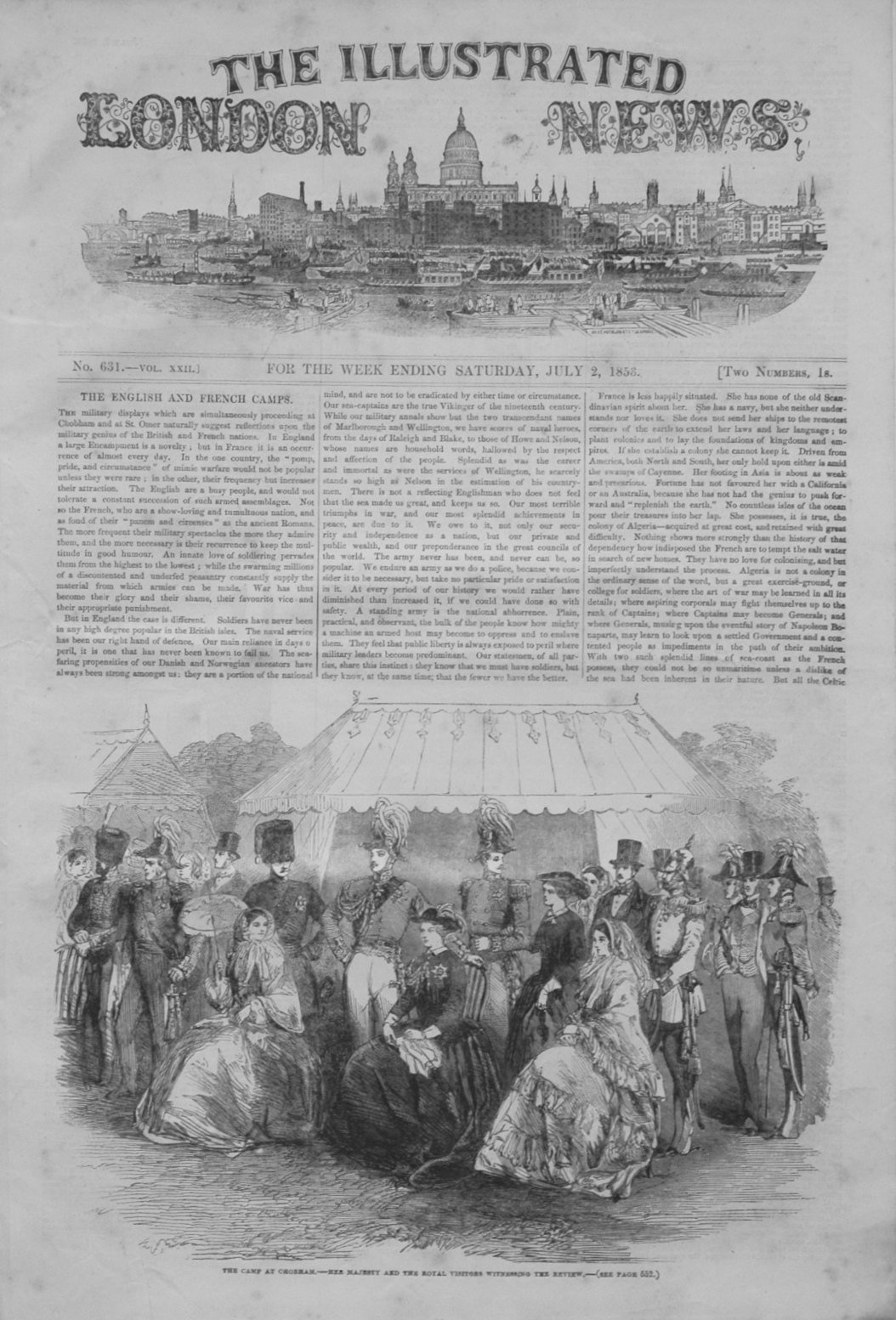 Illustrated London News for July 2nd 1853.