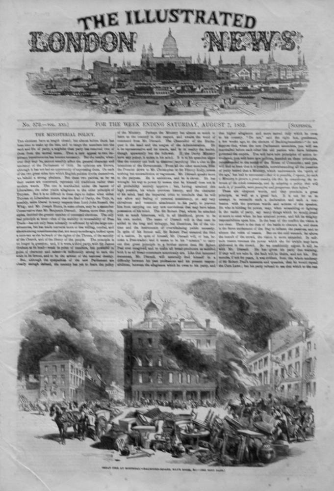 Illustrated London News,  August 7th 1852.