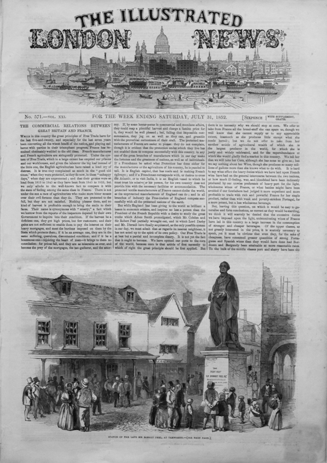 Illustrated London News July 31st 1852.