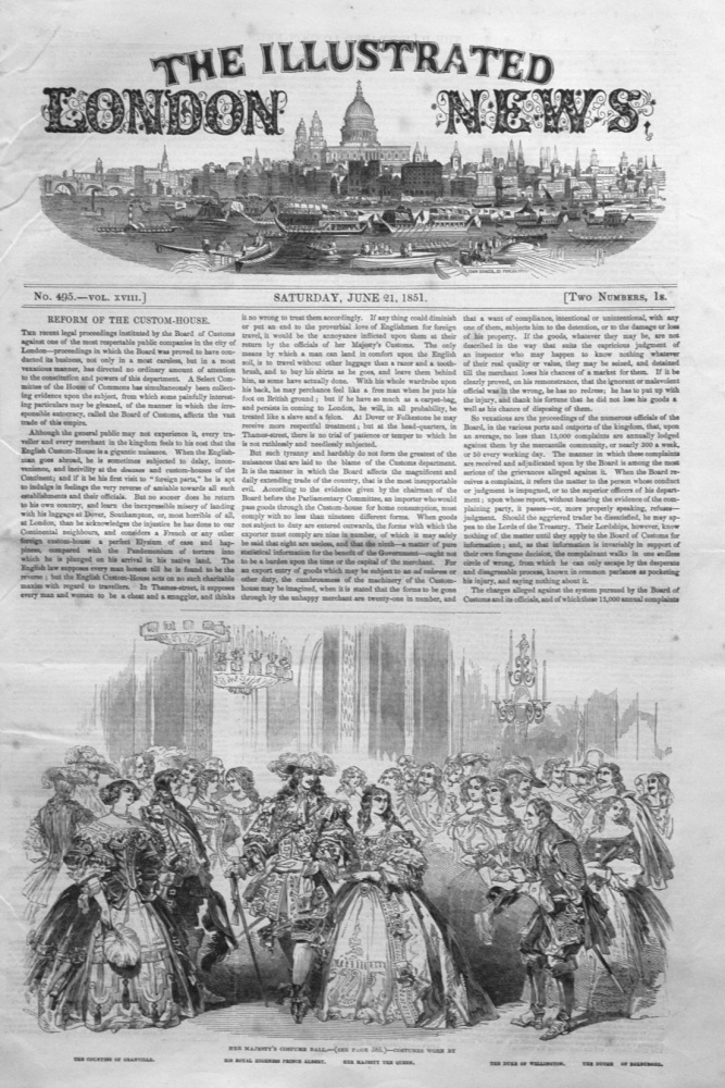 Illustrated London News, June 21st 1851.