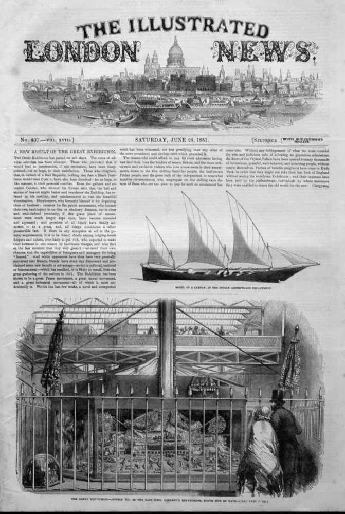Illustrated London News, June 28th 1851.