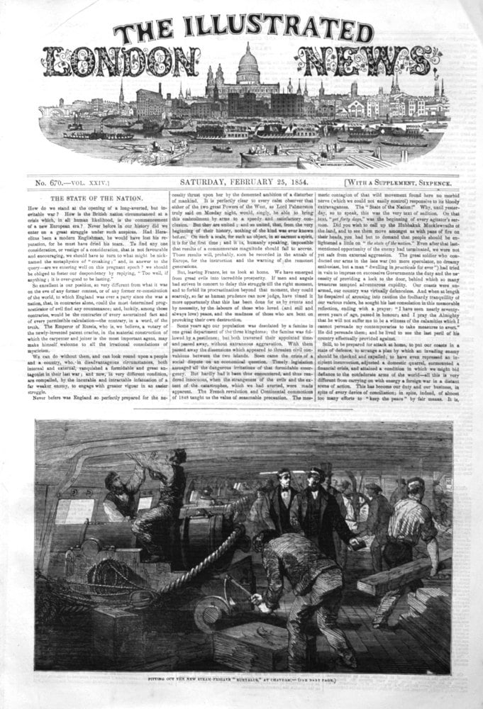 Illustrated London News, February 25th 1854.