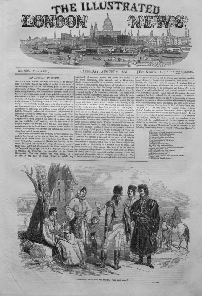 Illustrated London News August 6th 1853.