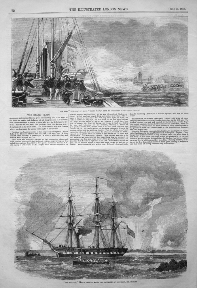 The Baltic Fleet. 1855.