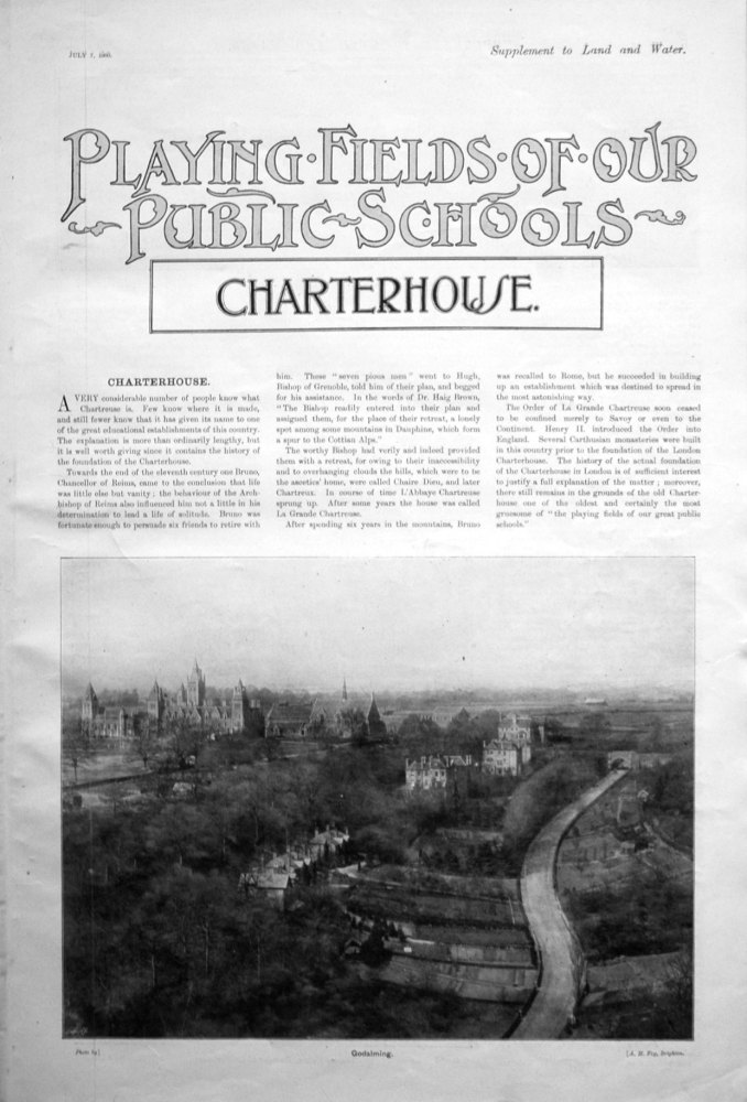 Playing Fields of our Public Schools. July 7th 1900.