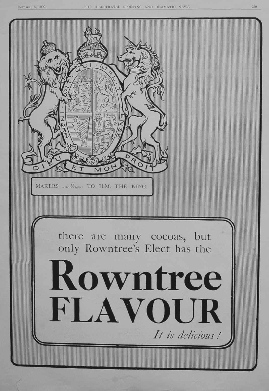 Advert for 
