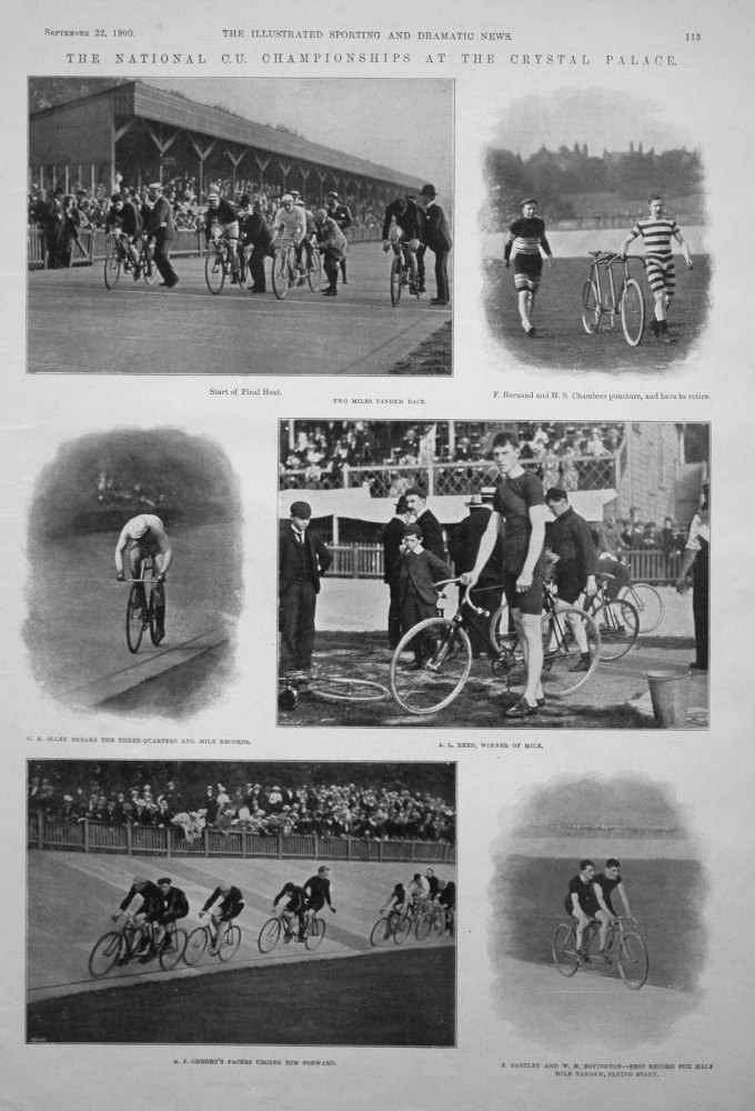The National C.U. Championships at the Crystal Palace.