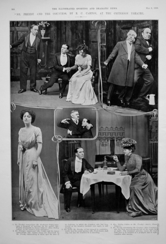 "Mr. Preedy and the Countess," by R.C. Carton, at the Criterion Theatre.