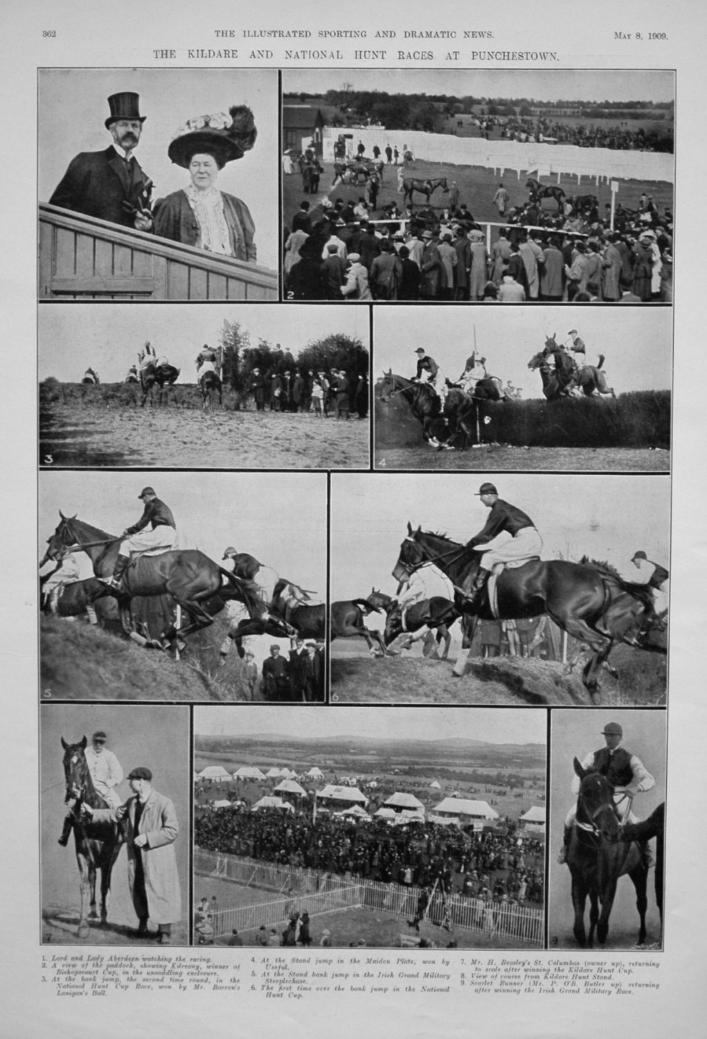 The Kildare and National Hunt Races at Punchestown.