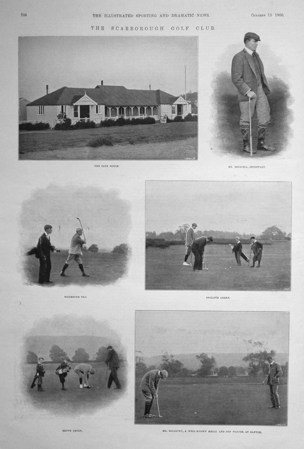 The Scarborough Golf Club. 1900.