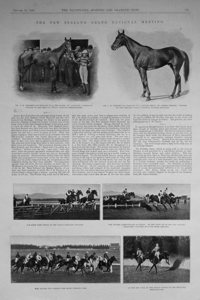 The New Zealand Grand National Meeting. 1900