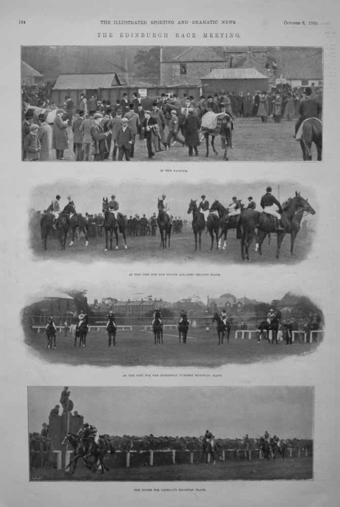 The Edinburgh Race Meeting. 1900