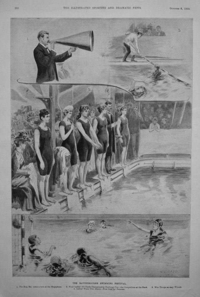 The Ravensbourne Swimming Festival. 1900.