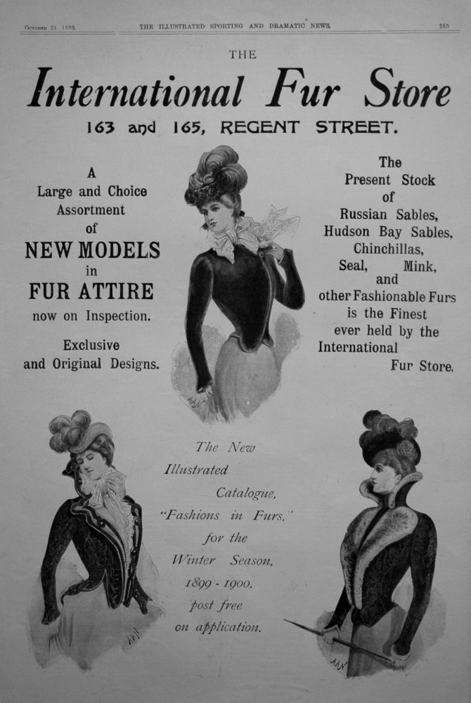 The International Fur Store. 1899
