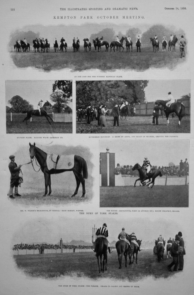 Kempton Park October Meeting. 1899