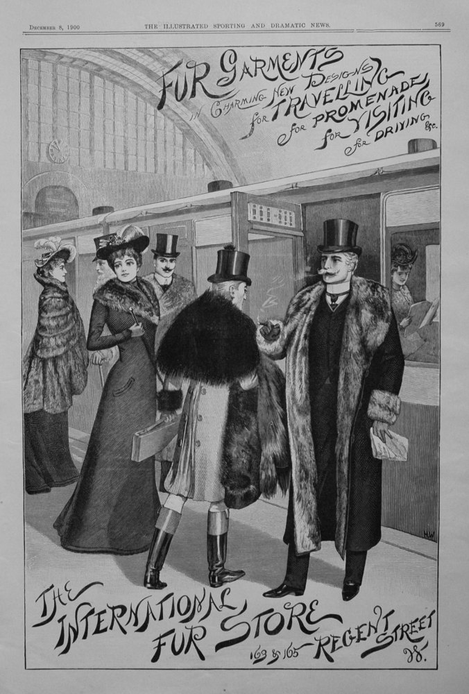 The International Fur Store. December 8th 1900