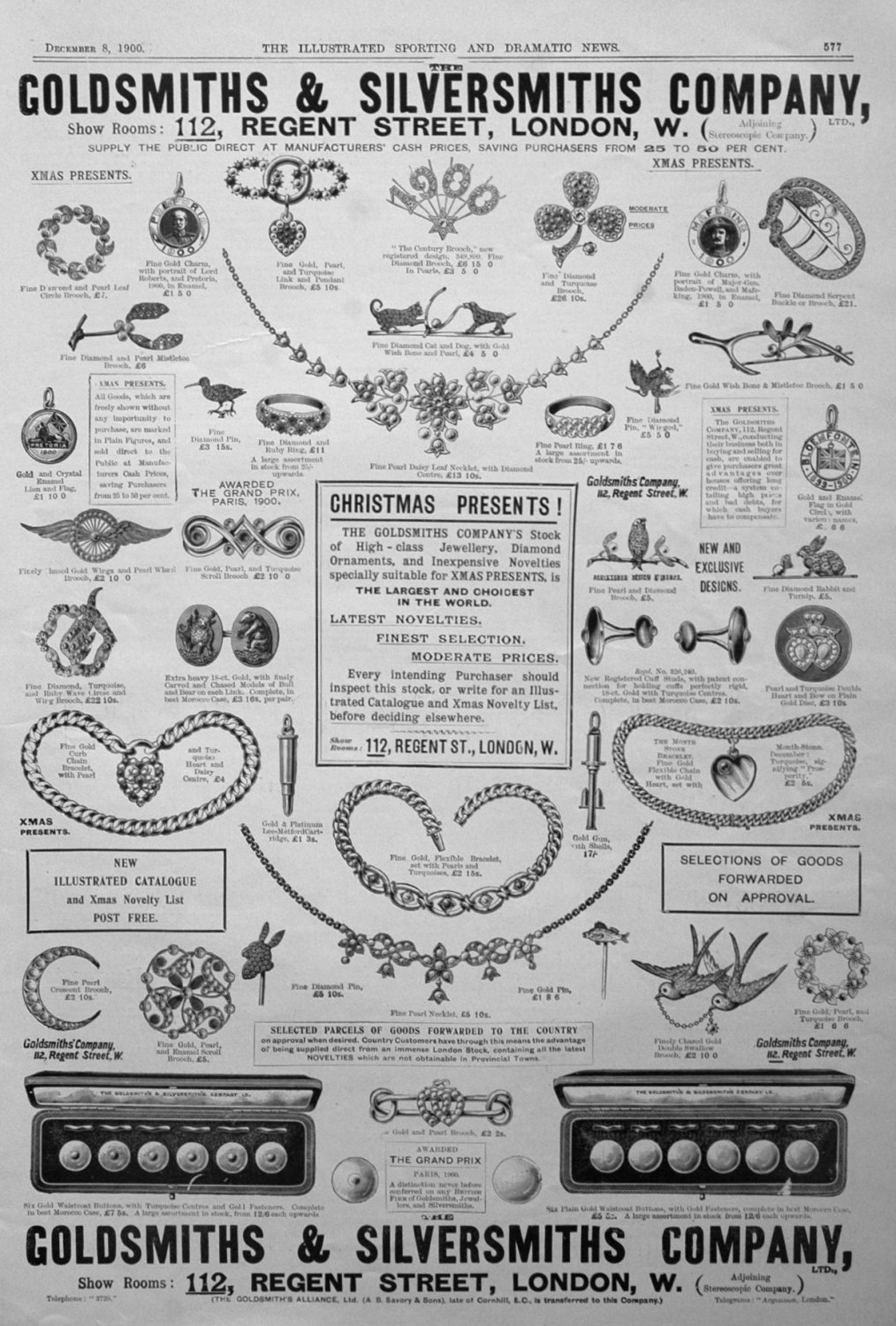 Goldsmiths & Silversmiths Company. December 1900.
