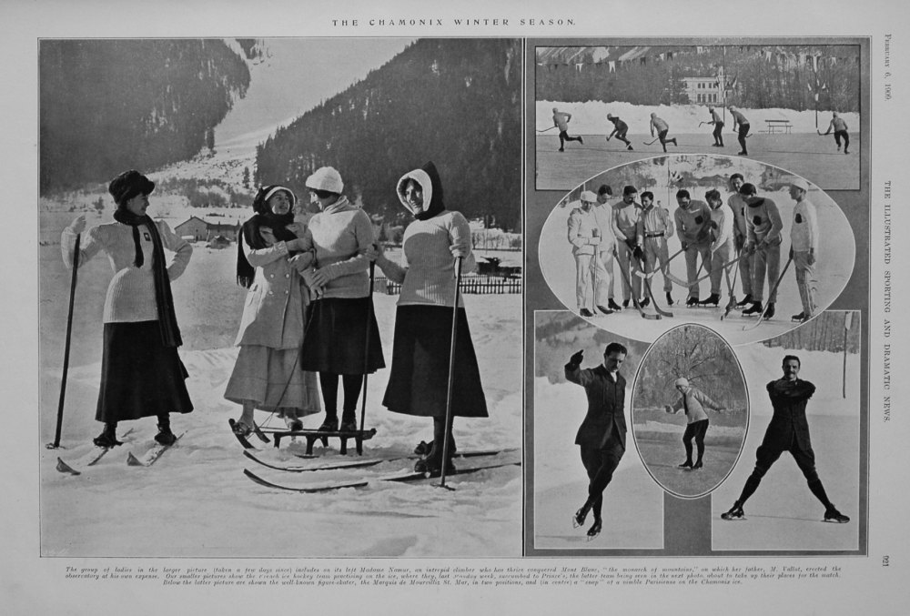 The Chamonix Winter Season. 1909