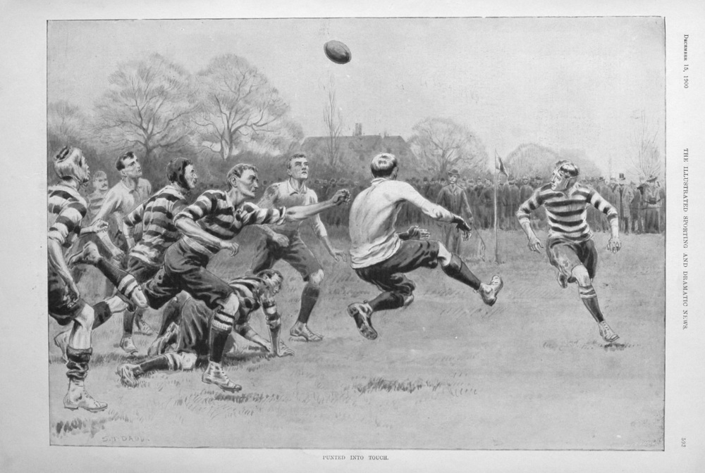Punted into Touch. 1900