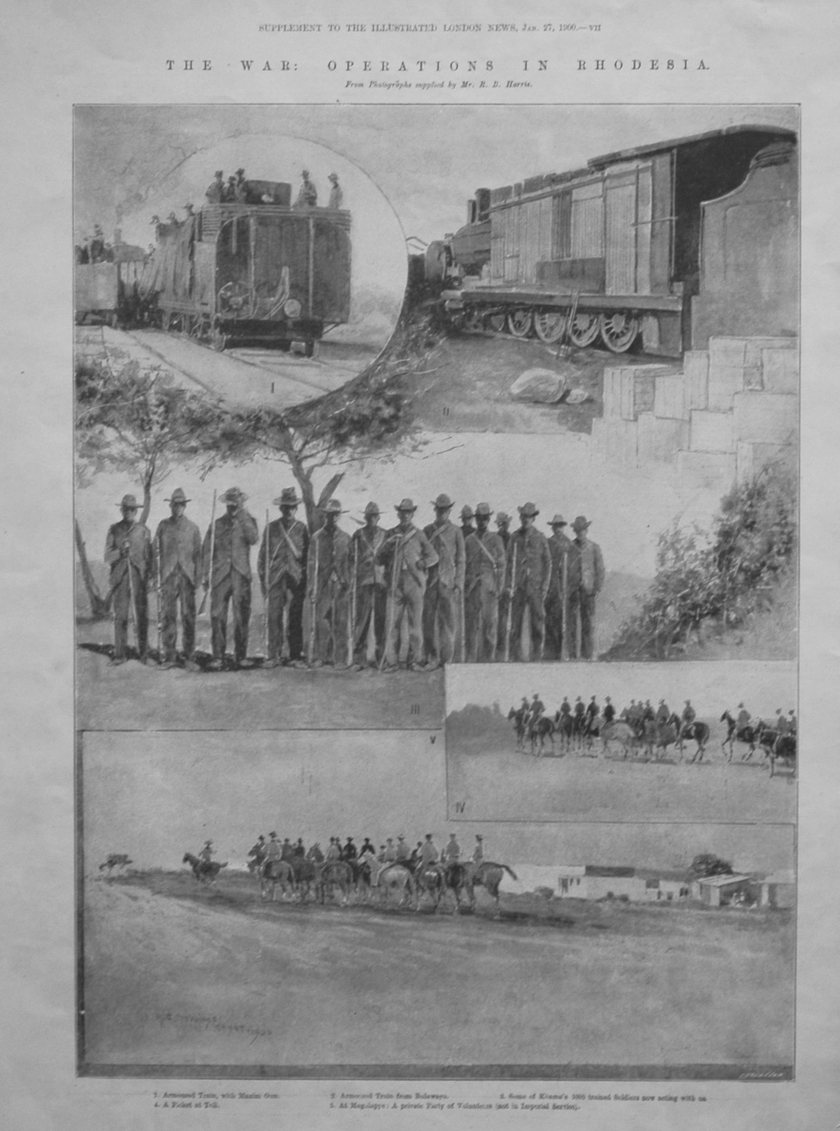 The War : Operations in Rhodesia. 1900