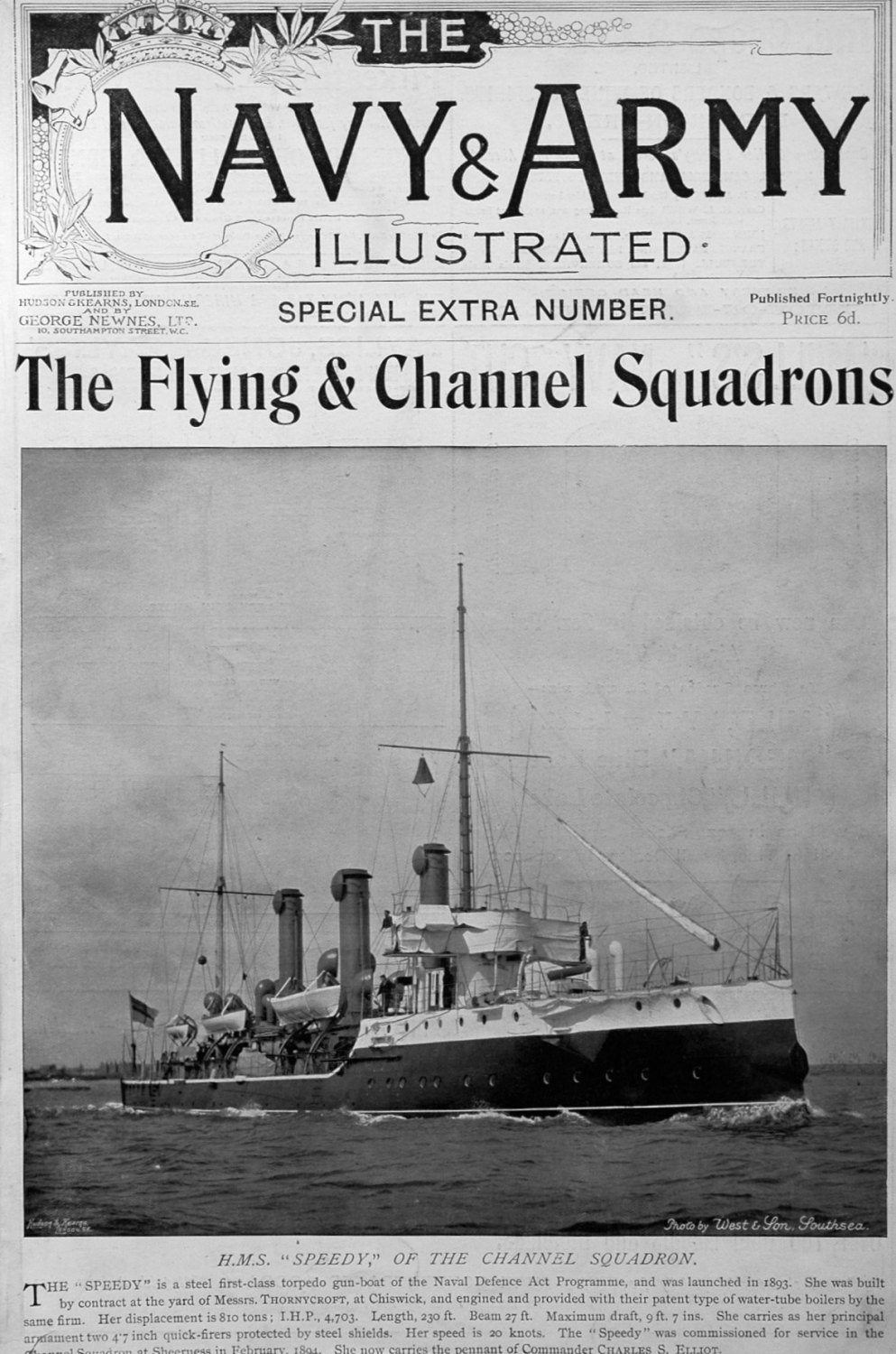 Navy & Army Illustrated. January 17th 1896. (Special No)