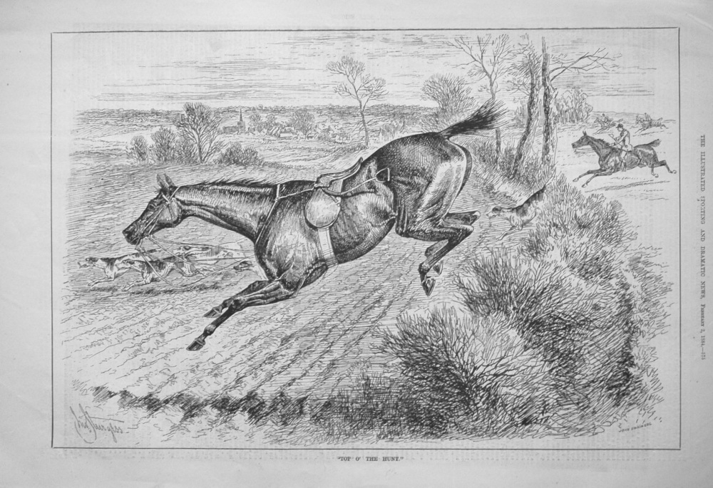 "Top of the Hunt." 1884
