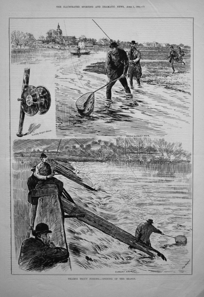 Thames Trout Fishing. - Opening of the Season. 1884