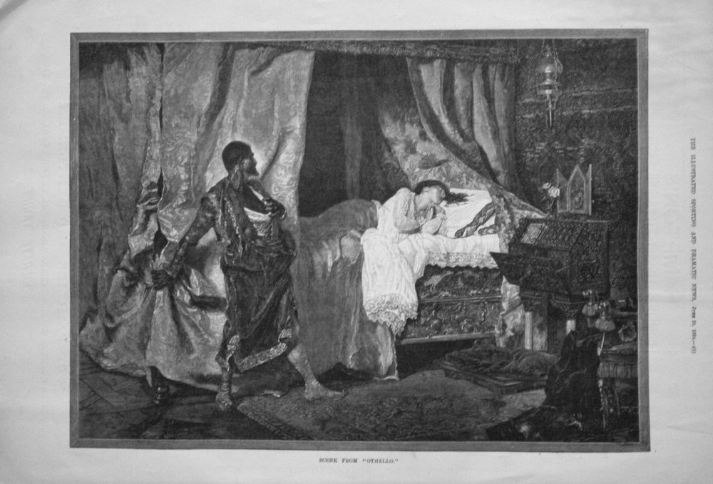 Scene from "Othello." 1884
