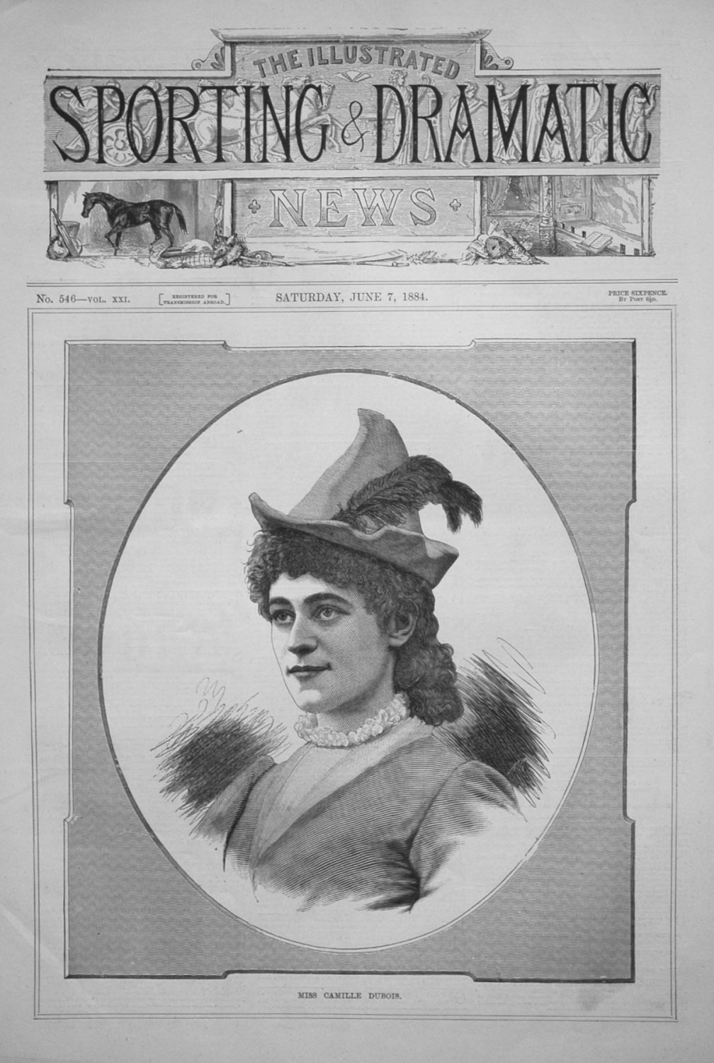 Miss Camille Dubois. 1884