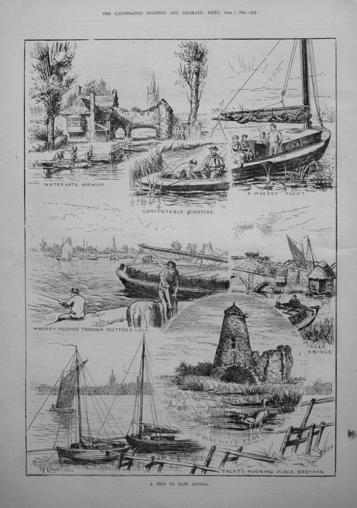 A Trip to East Anglia. 1884