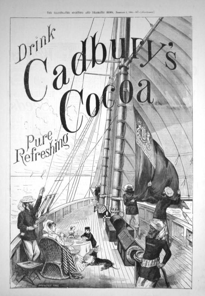 Cadbury's Cocoa. 1884