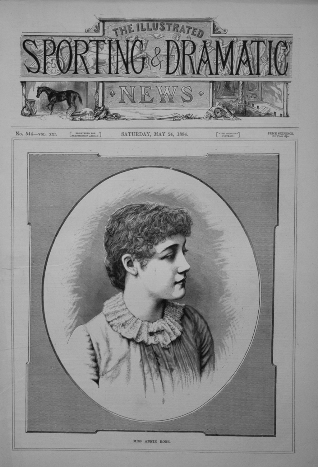 Miss Annie Robe. 1884