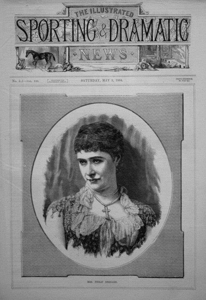Mrs. Philip Bernard. 1884